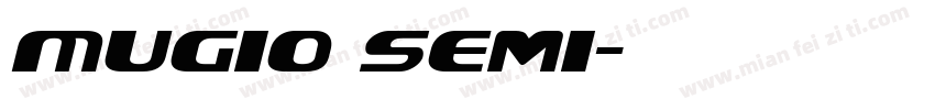 Mugio Semi字体转换